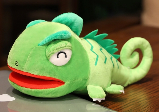 Plüss Zöld Sárkány Báb 30 cm