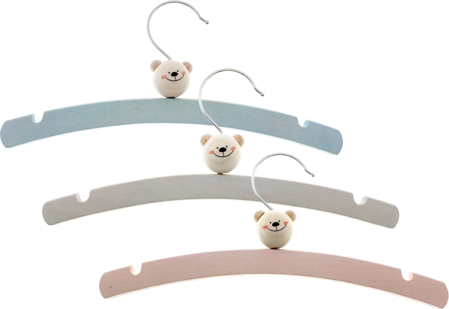 Hess fa vállfa Medve 6 db