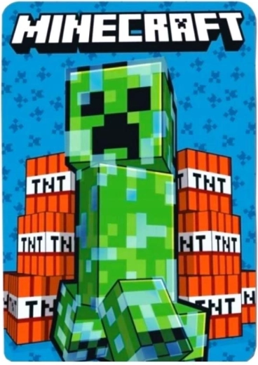 Minecraft polár takaró 100 × 140 cm - 1 db