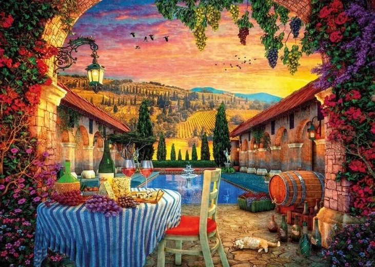 GIBSONS Puzzle Toszkán naplemente 1000 darab