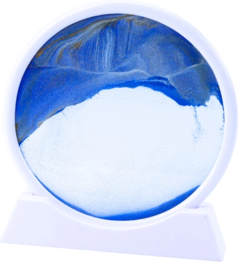 Megnyugtató 3D hatás kék homokkal