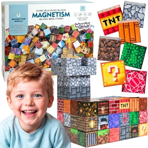 3D mágneses építőkészlet – 63 db