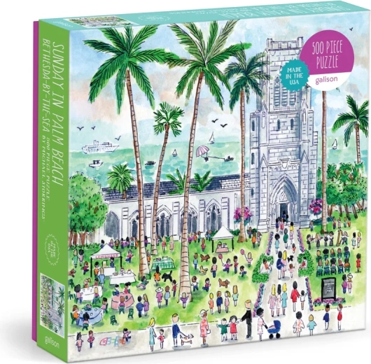 Galison puzzle Vasárnap Palm Beachen 500 darabos