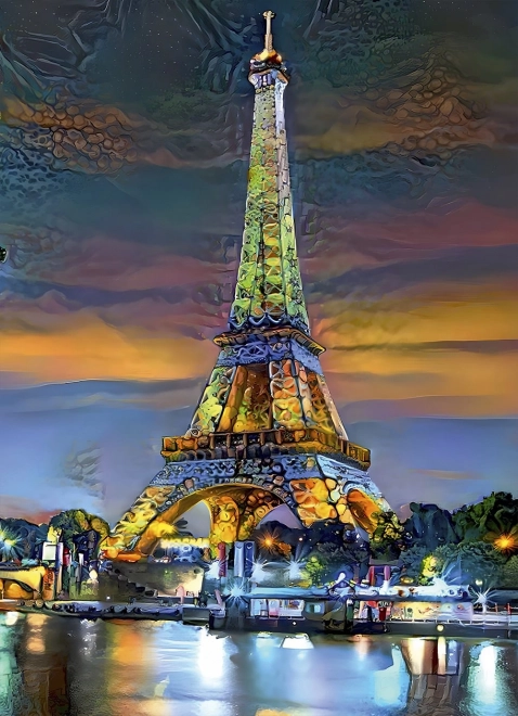 Puzzle Eiffel-torony naplementében 1000 darab BLUEBIRD