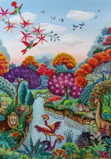 Heye Puzzle Egzotikus kert: Virágok paradicsoma 500 darab