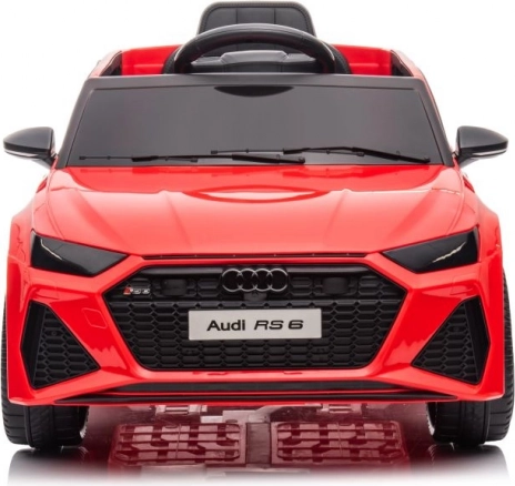 Gyerek elektromos Audi RS6 autó, piros
