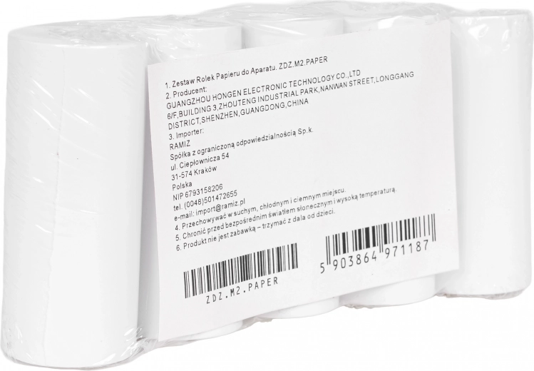 Papírtekercs-készlet gyerek azonnali fényképezőgéphez (5 db)