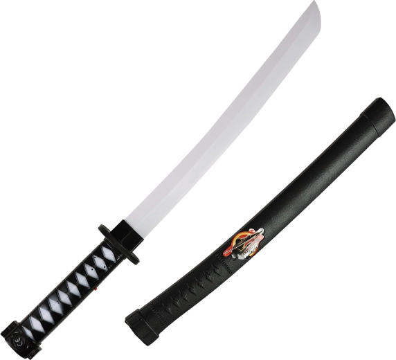 Gyermek ninja szamurájkard fénnyel és hanggal, 56 cm