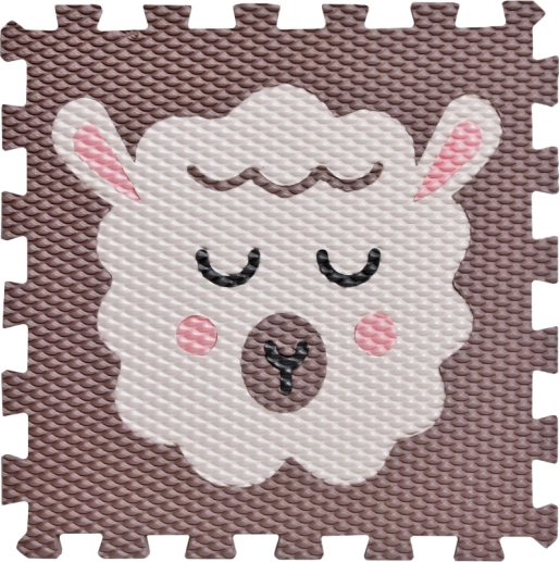 Habpuzzle Bárány – sötétbarna játszóalátét