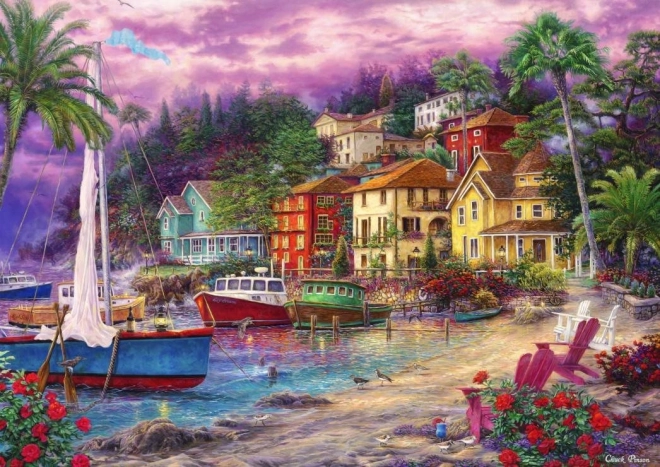 GRAFIKA Puzzle Arany parton 2000 darab