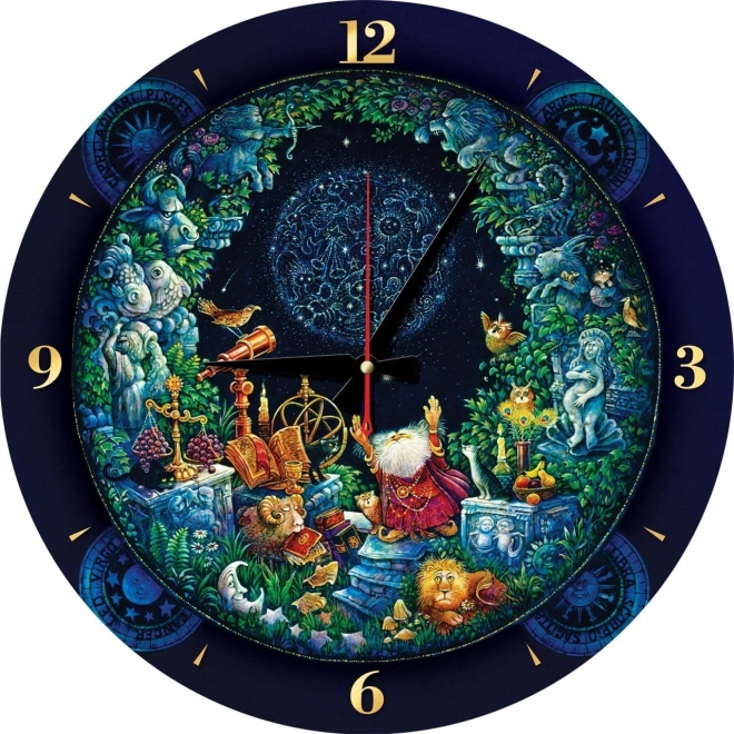 ART PUZZLE asztrológiai puzzle óra, 570 darab, kerettel