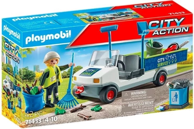 City Action Városi takarítás Elektromos autóval