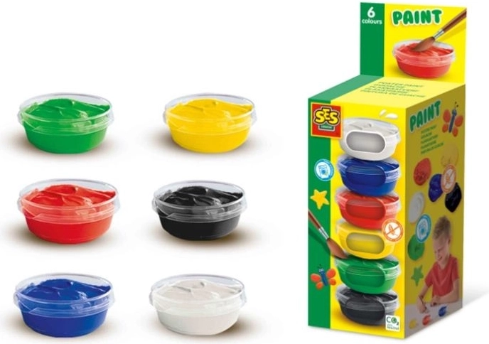 SES Creative plakátfestékek 6 × 45 ml