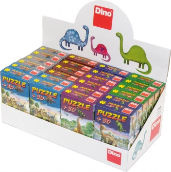 Dinoszauruszos kirakó figurával – 60 darab