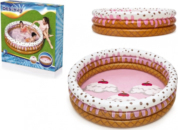 Felfújható gyermekmedence fánk 160 × 38 cm Bestway