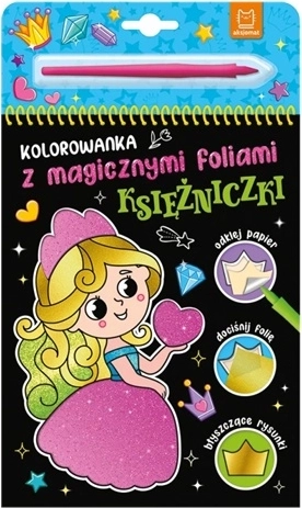 Varázsfóliás színező – Hercegnők