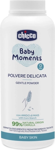 Chicco Baby Moments babahintőpor kaolinnal és kukoricakeményítővel 130 g
