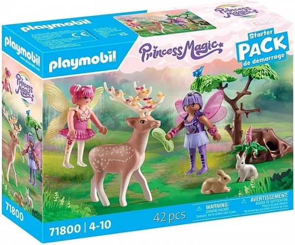 PLAYMOBIL tündérfigurák erdei állatokkal szett