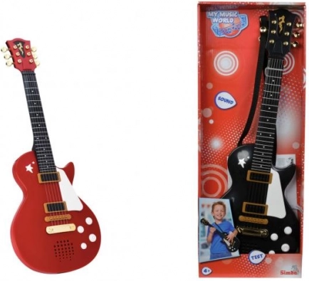 Gyermek rockgitár fémhúrokkal