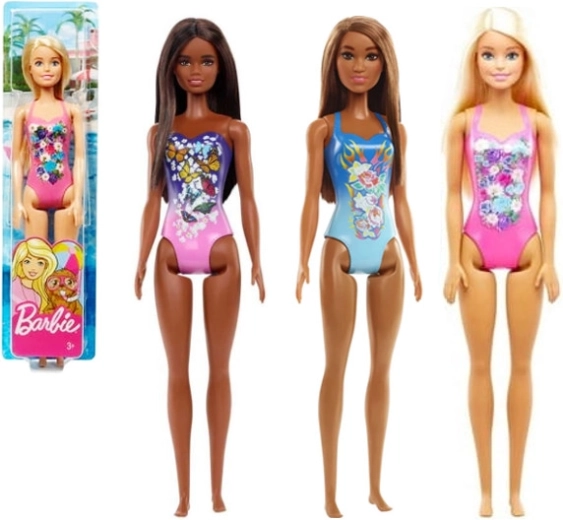 Barbie strandbaba fürdőruhában