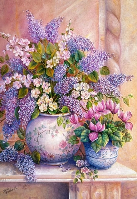 Castorland puzzle 1500 darabos – liliomvirágok