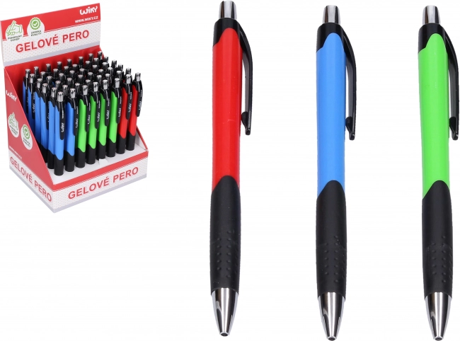 Géltoll 0,7 mm, kék tinta – 48 db-os készlet