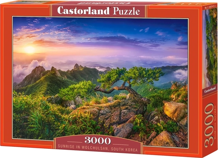 Castorland puzzle – Napkelte a dél-koreai Wolchulsan-hegységben, 3000 darabos