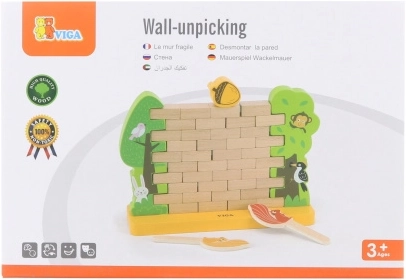 Fából készült logikai játék Fal gyerekeknek