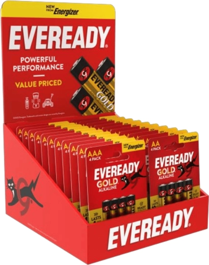 Energizer Eveready pultállvány AA/AAA elemekhez