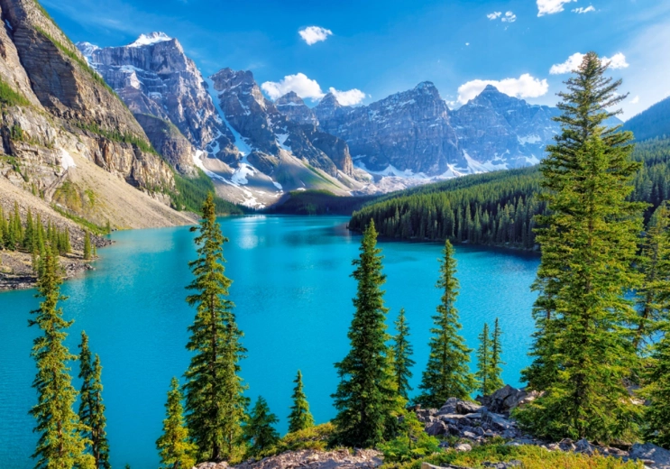 Puzzle 500 darabos Moraine-tó Kanada