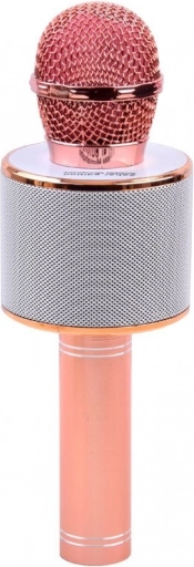 Bluetooth vezeték nélküli karaoke mikrofon beépített hangszóróval – Világos rózsaszín