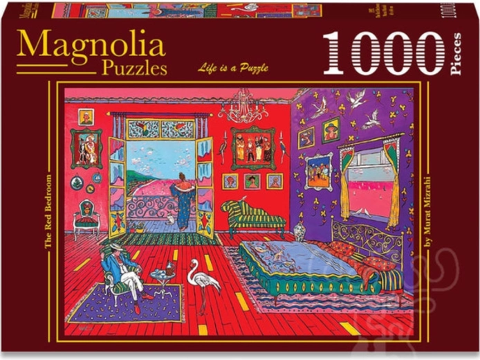 Magnolia puzzle – Vörös hálószoba 1000 darab
