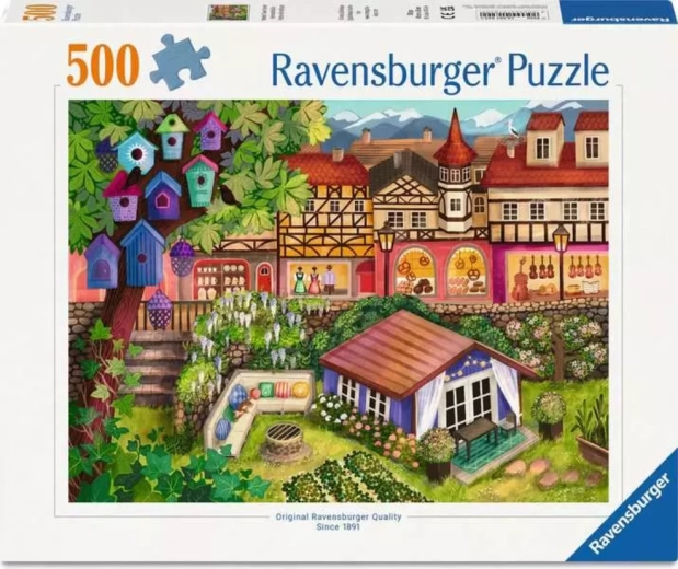 Ravensburger puzzle Tržní městečko 500 darabos
