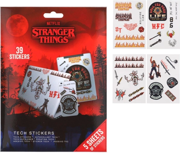 Stranger Things 4 technikai matricák – 1 darab