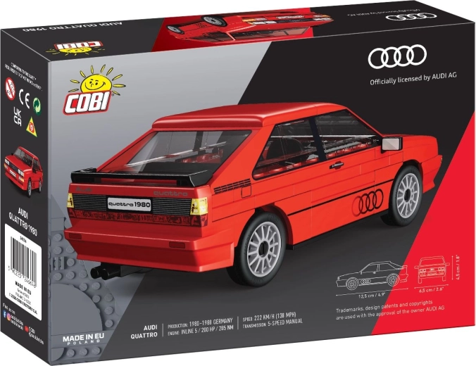 Hivatalosan licencelt Audi modell 1:35 méretarányban