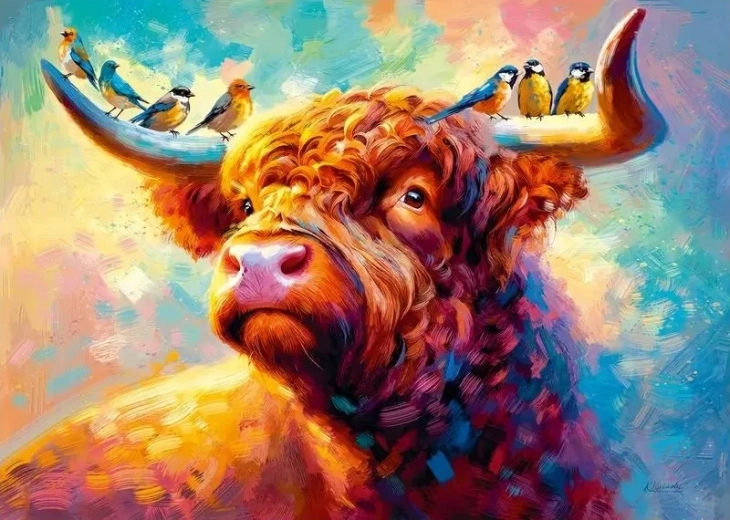 Puzzle Zene a felhőkben 1000 darab