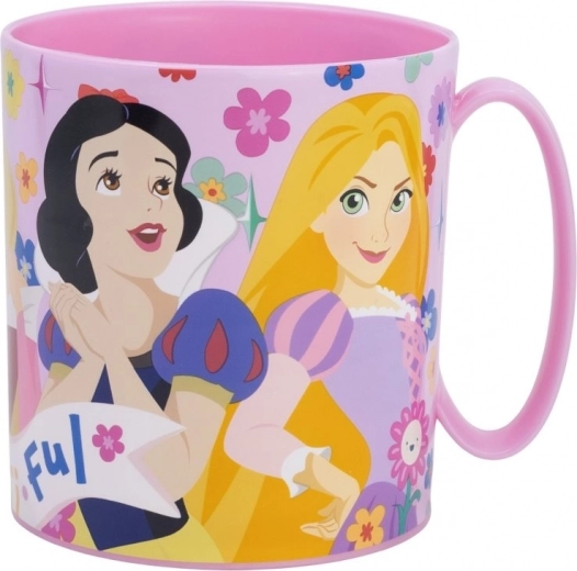 Műanyag bögre 390 ml DISNEY HERCEGNŐK – rózsaszín