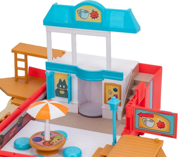 Kávézó és városi díszlet szerepjátékhoz