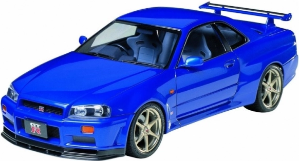 Nissan Skyline GT‑R V műanyag makett