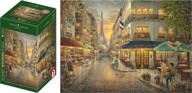 Fa puzzle Párizsi kávézó 1000 darab SCHMIDT
