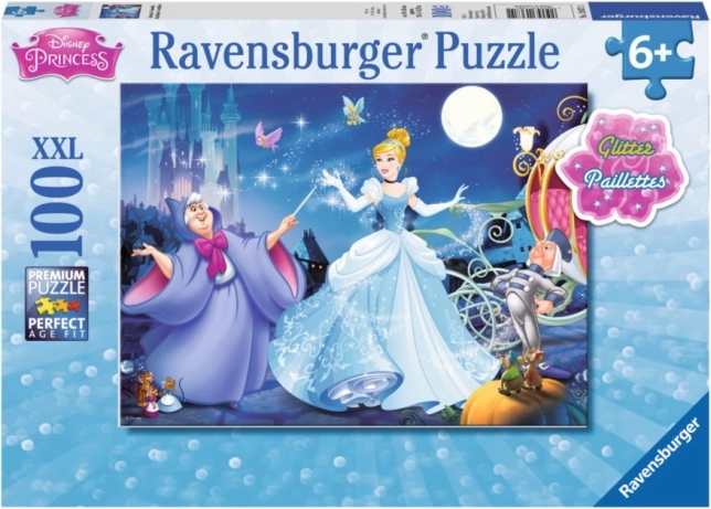 Csillogó puzzle Hamupipőke XXL 100 darab