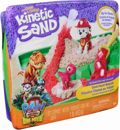 Kinetic Sand Mancs őrjárat dínós készlet Marshall figurával