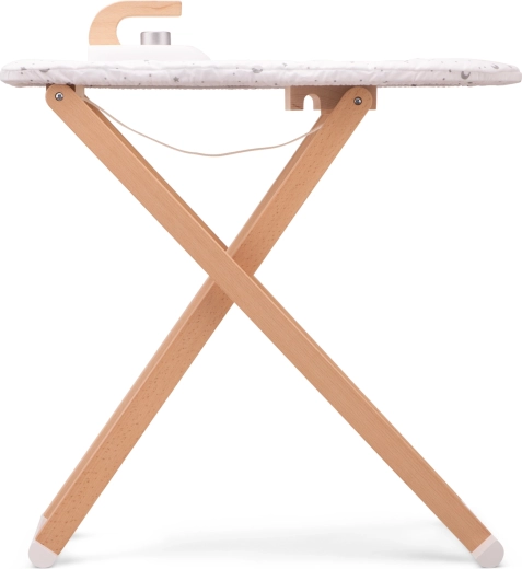 Fából készült gyerek vasalódeszka és vasaló