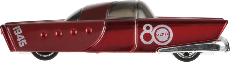 Rubinvörös fényezés és fém karosszéria