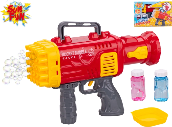 Sun Fun buborékfújó pisztoly utántöltőkkel