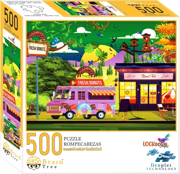 Brain Tree Puzzle Zárt Világ 500 darabos