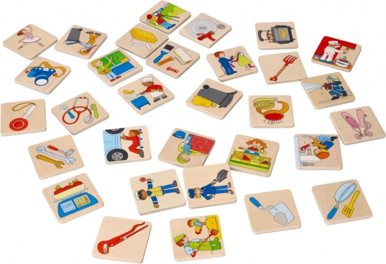 goki fa memóriajáték – foglalkozások