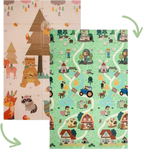 Kétoldalas dizájn tanuláshoz és szórakozáshoz