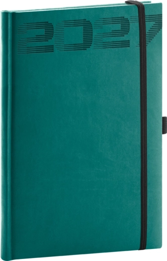 Notique heti naptár Aprint Top 2027 türkiz 15 × 21 cm