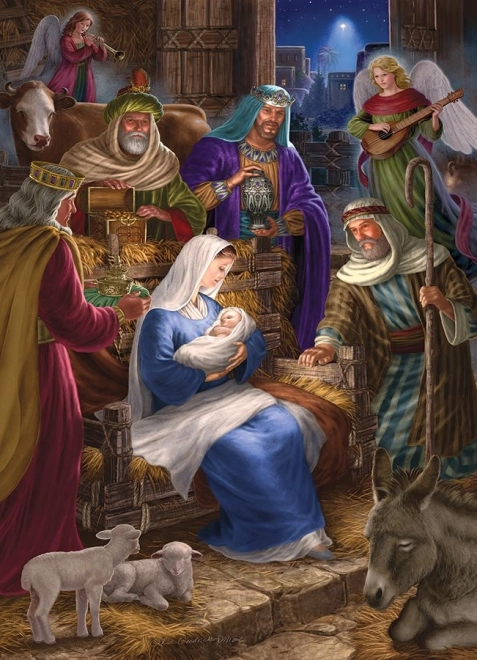 Családi puzzle COBBLE HILL Szent éj 350 darab